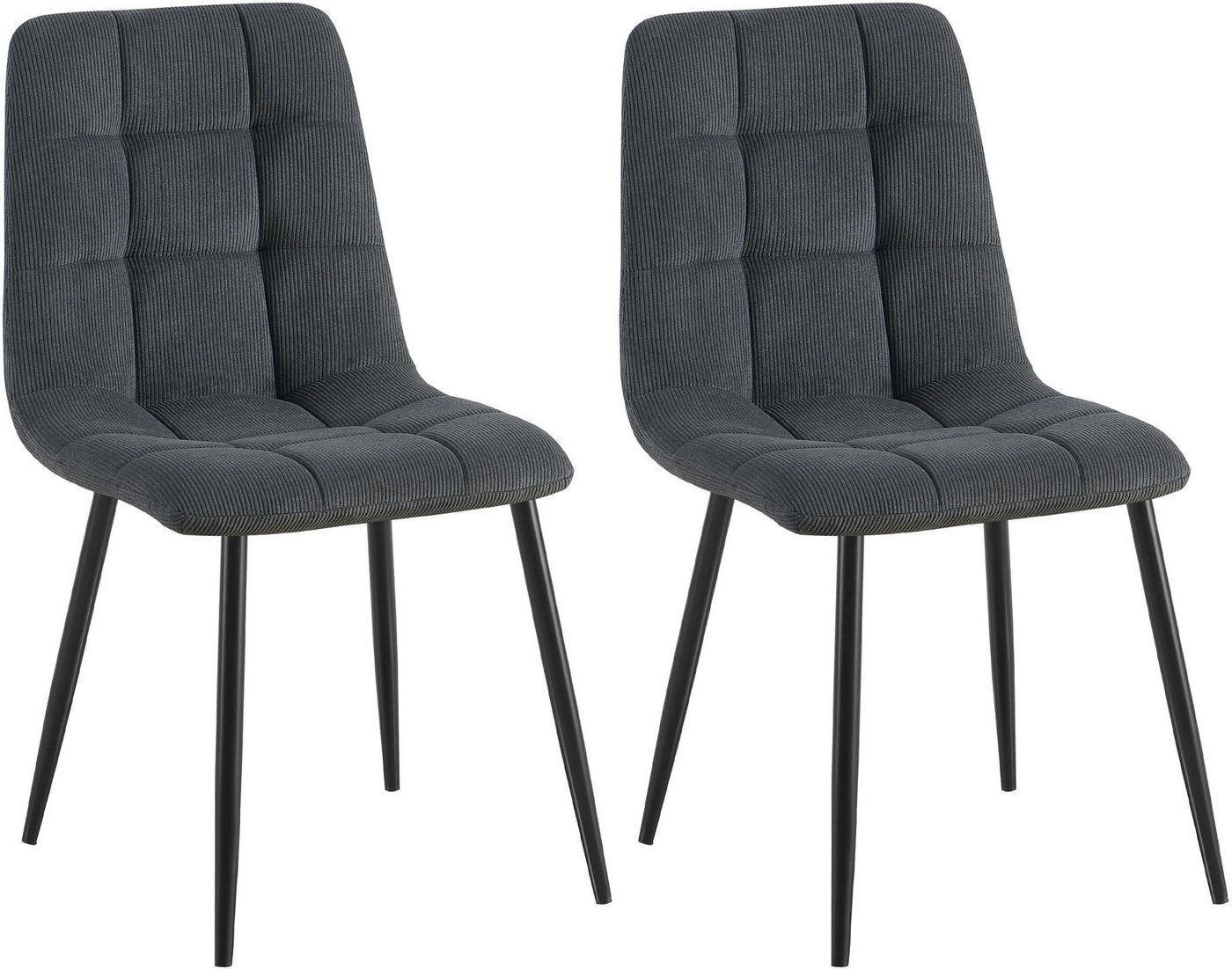 CLP Esszimmerstuhl Tilde (2er Set), mit Rückenlehne, bis 150 kg von CLP