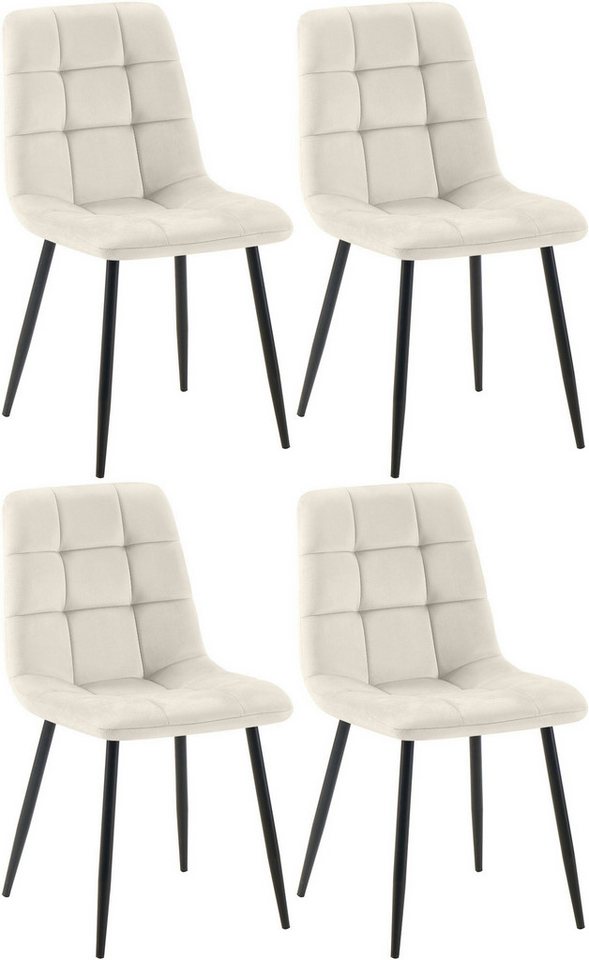 CLP Esszimmerstuhl Tilde (4er Set, 4 St), mit Rückenlehne, bis 150 kg von CLP