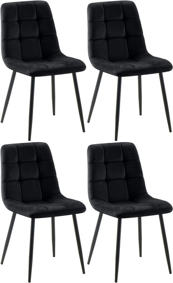 CLP Esszimmerstuhl Tilde (4er Set, 4 St), mit Rückenlehne, bis 150 kg von CLP