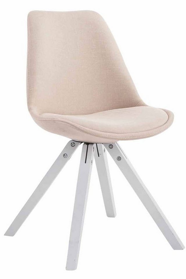 CLP Esszimmerstuhl Toulouse Stoff Square, Sitzpolster und Holzbeine CLP Esszimmerstuhl Toulouse Stoff Square, Sitzpolster und Holzbeine von CLP