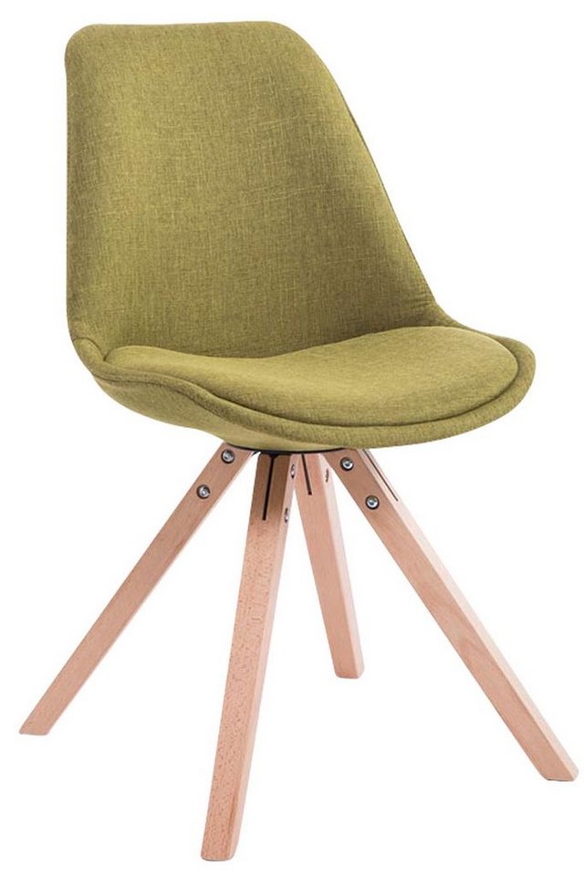 CLP Esszimmerstuhl Toulouse Stoff Square, Sitzpolster und Holzbeine CLP Esszimmerstuhl Toulouse Stoff Square, Sitzpolster und Holzbeine von CLP