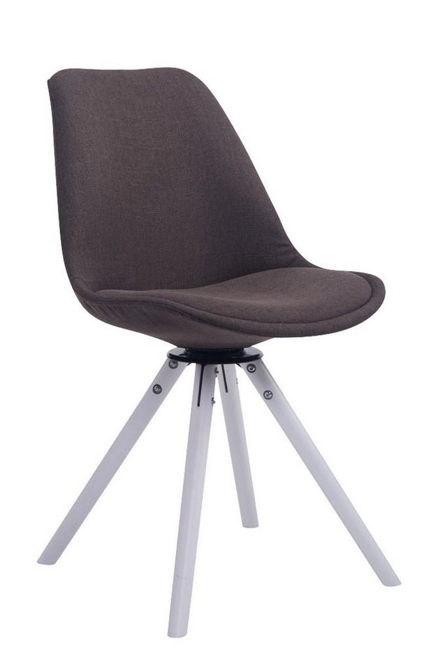 CLP Esszimmerstuhl Troyes Stoff Rund, drehbar, mit runden Holzbeinen CLP Esszimmerstuhl Troyes Stoff Rund, drehbar, mit runden Holzbeinen von CLP