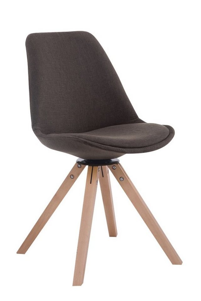 CLP Esszimmerstuhl Troyes Stoff Square, drehbar, eckige Holzbeine CLP Esszimmerstuhl Troyes Stoff Square, drehbar, eckige Holzbeine von CLP