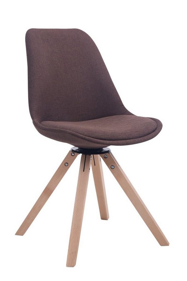 CLP Esszimmerstuhl Troyes Stoff Square, drehbar, eckige Holzbeine CLP Esszimmerstuhl Troyes Stoff Square, drehbar, eckige Holzbeine von CLP