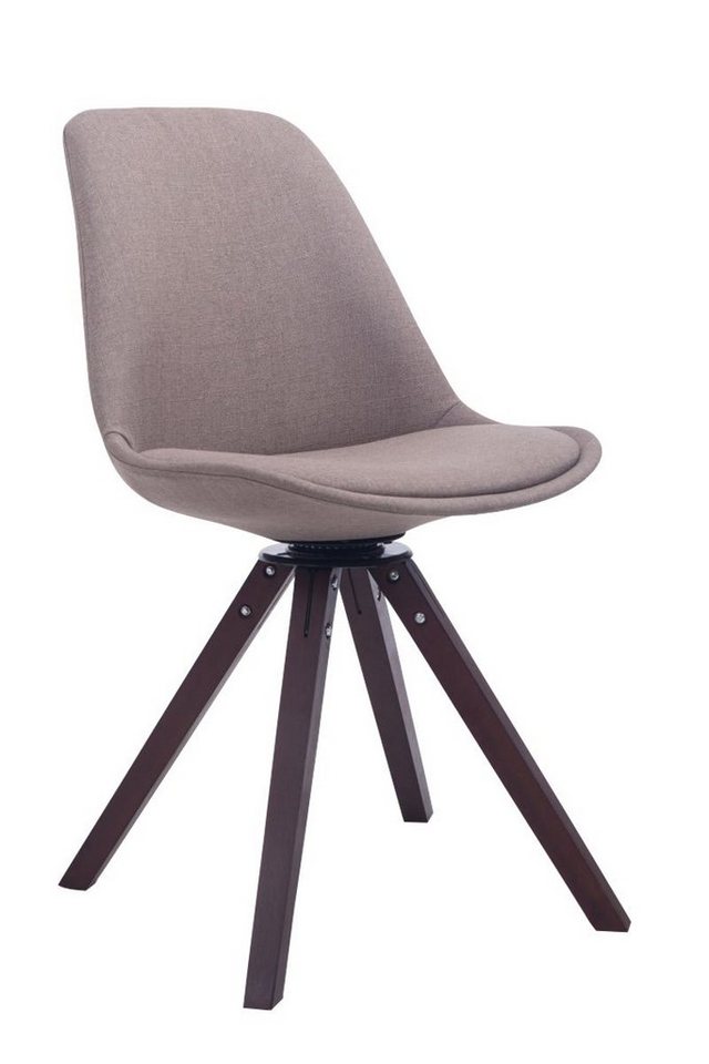 CLP Esszimmerstuhl Troyes Stoff Square, drehbar, eckige Holzbeine CLP Esszimmerstuhl Troyes Stoff Square, drehbar, eckige Holzbeine von CLP