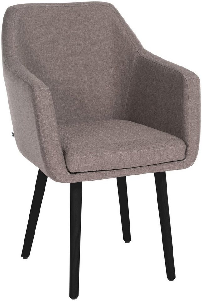 CLP Esszimmerstuhl Utrecht Stoff, mit Holzgestell und Armlehnen CLP Esszimmerstuhl Utrecht Stoff, mit Holzgestell und Armlehnen von CLP