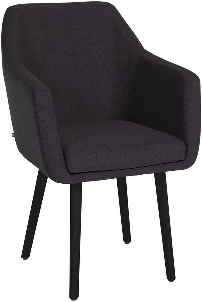 CLP Esszimmerstuhl Utrecht Stoff, mit Holzgestell und Armlehnen CLP Esszimmerstuhl Utrecht Stoff, mit Holzgestell und Armlehnen von CLP