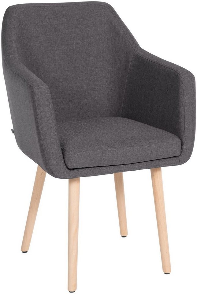 CLP Esszimmerstuhl Utrecht Stoff, mit Holzgestell und Armlehnen CLP Esszimmerstuhl Utrecht Stoff, mit Holzgestell und Armlehnen von CLP