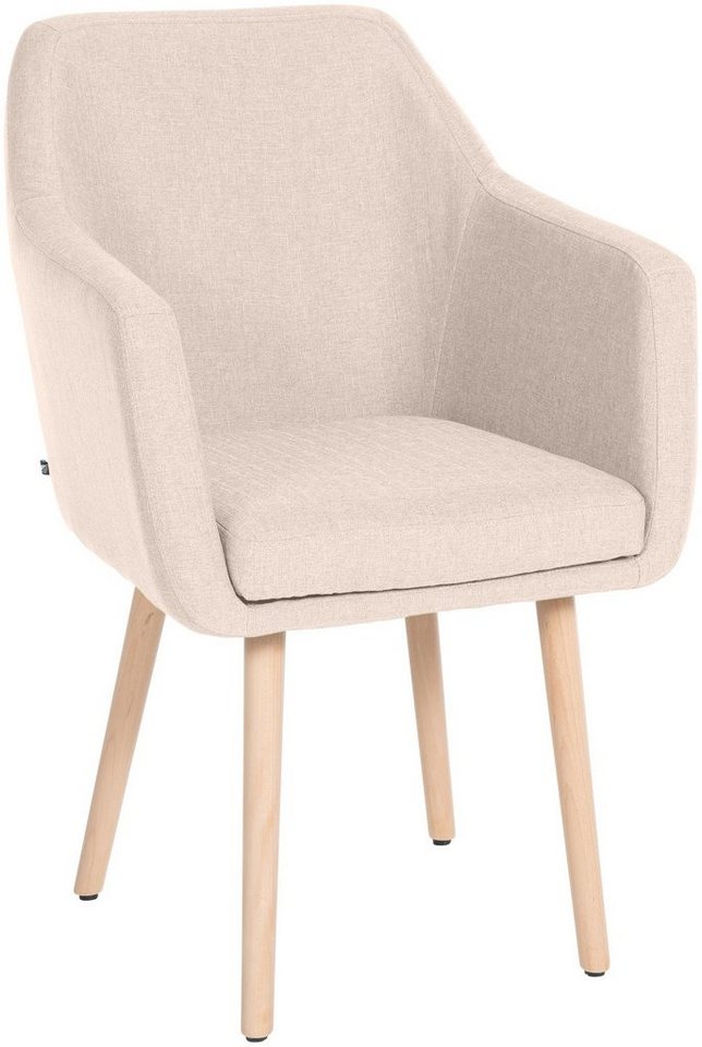 CLP Esszimmerstuhl Utrecht Stoff, mit Holzgestell und Armlehnen CLP Esszimmerstuhl Utrecht Stoff, mit Holzgestell und Armlehnen von CLP