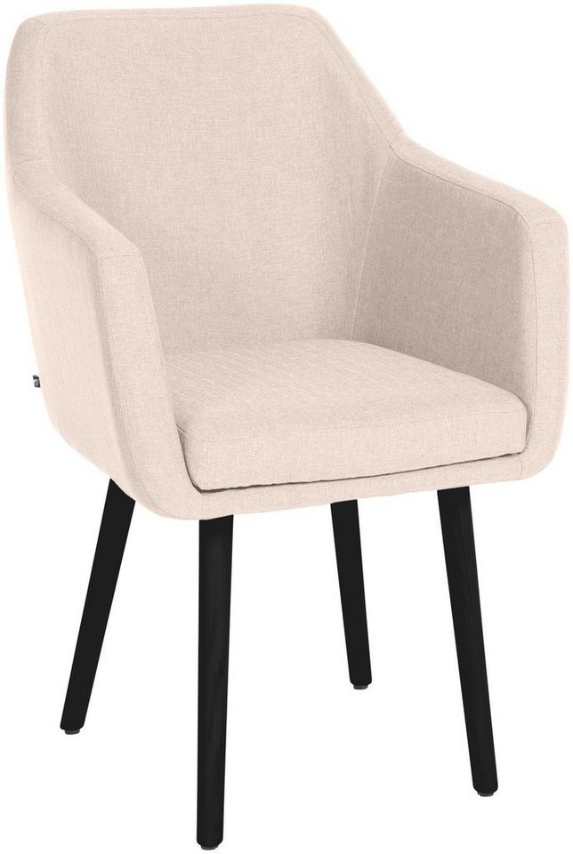 CLP Esszimmerstuhl Utrecht Stoff, mit Holzgestell und Armlehnen CLP Esszimmerstuhl Utrecht Stoff, mit Holzgestell und Armlehnen von CLP