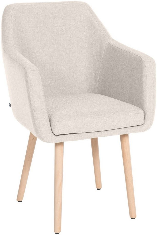 CLP Esszimmerstuhl Utrecht Stoff, mit Holzgestell und Armlehnen CLP Esszimmerstuhl Utrecht Stoff, mit Holzgestell und Armlehnen von CLP