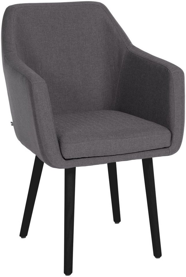 CLP Esszimmerstuhl Utrecht Stoff, mit Holzgestell und Armlehnen CLP Esszimmerstuhl Utrecht Stoff, mit Holzgestell und Armlehnen von CLP