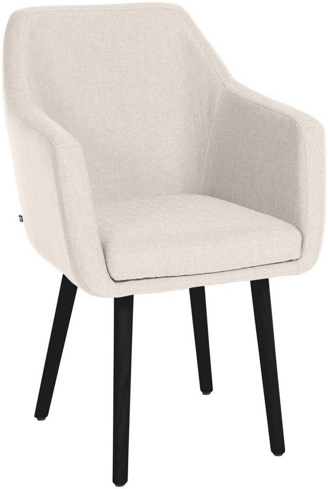 CLP Esszimmerstuhl Utrecht Stoff, mit Holzgestell und Armlehnen CLP Esszimmerstuhl Utrecht Stoff, mit Holzgestell und Armlehnen von CLP