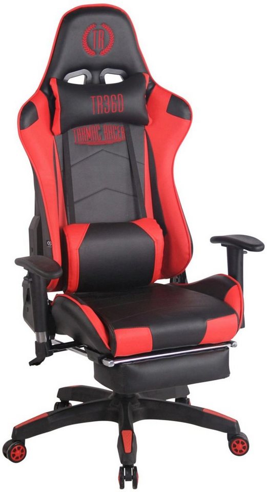 CLP Gaming Chair Turbo mit Fußablage, Höhenverstellbar und drehbar von CLP