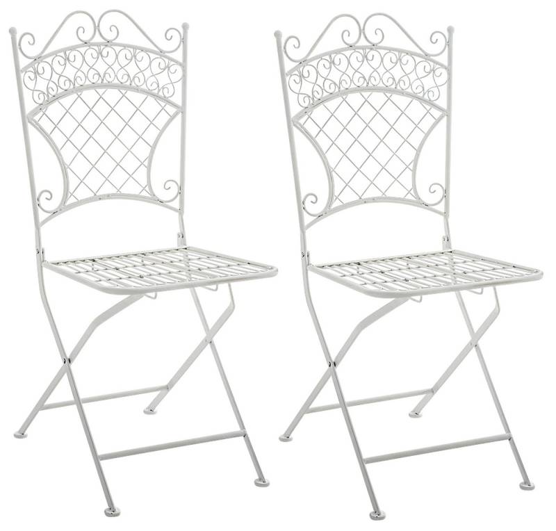 CLP Gartenstuhl Adelar Eisen (2er Set), klappbar von CLP