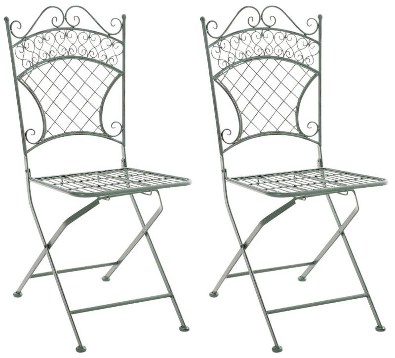 CLP Gartenstuhl Adelar Eisen (2er Set), klappbar von CLP