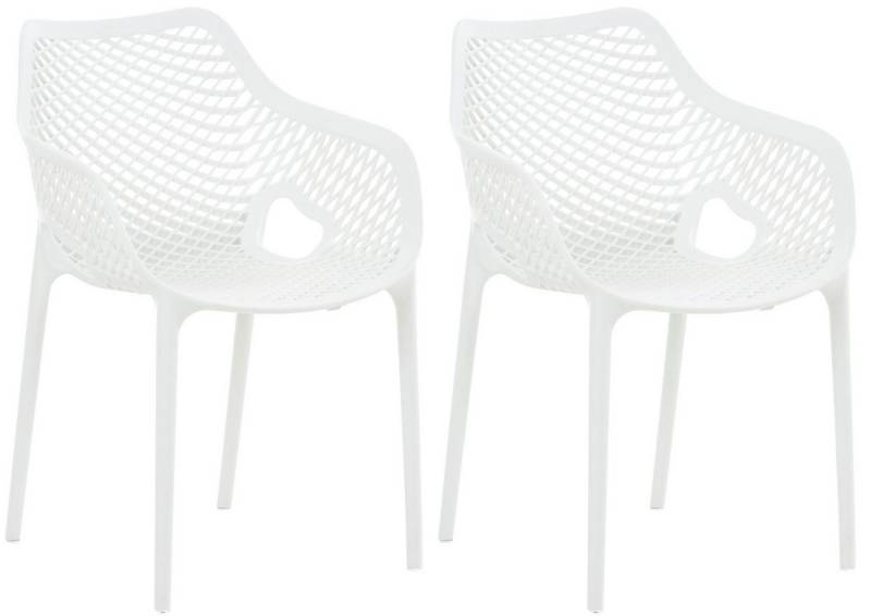 CLP Gartenstuhl Air XL (2er Set), Outdoor-Stühle, mit Wabenmuster von CLP