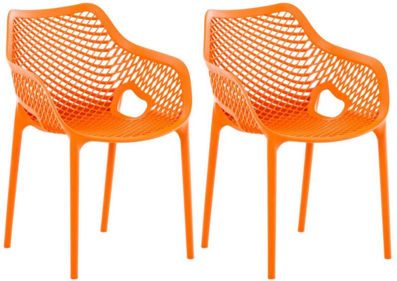 CLP Gartenstuhl Air XL (2er Set), Outdoor-Stühle, mit Wabenmuster von CLP
