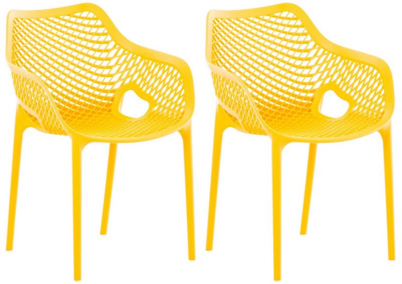 CLP Gartenstuhl Air XL (2er Set), Outdoor-Stühle, mit Wabenmuster von CLP