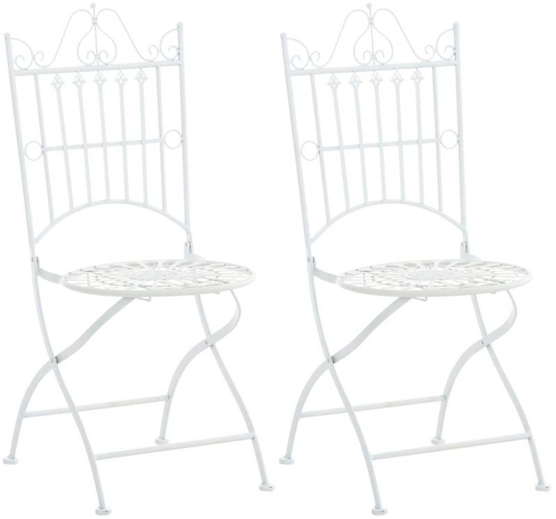 CLP Gartenstuhl Sadao (2er Set), aus Eisen gefertigt von CLP