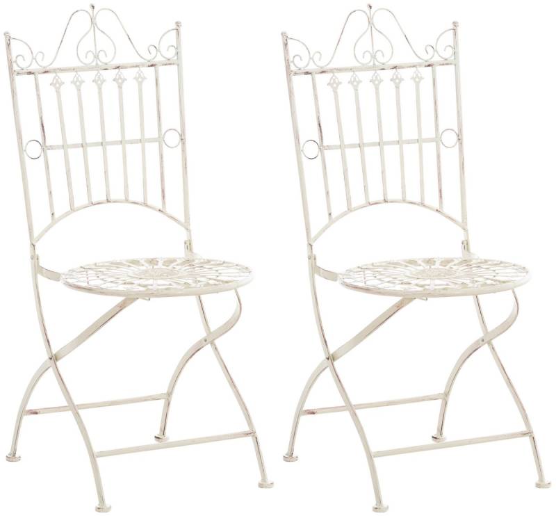 CLP Gartenstuhl Sadao (2er Set), aus Eisen gefertigt von CLP