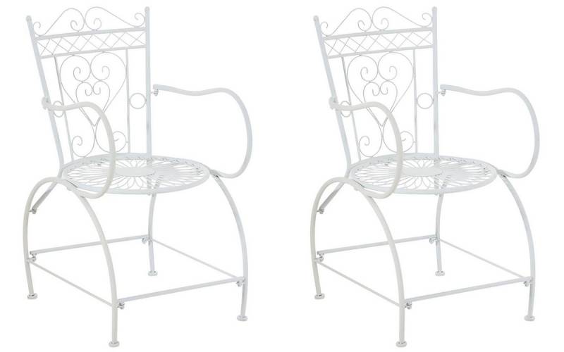 CLP Gartenstuhl Sheela (2er Set), handgefertigt, mit Armlehnen von CLP