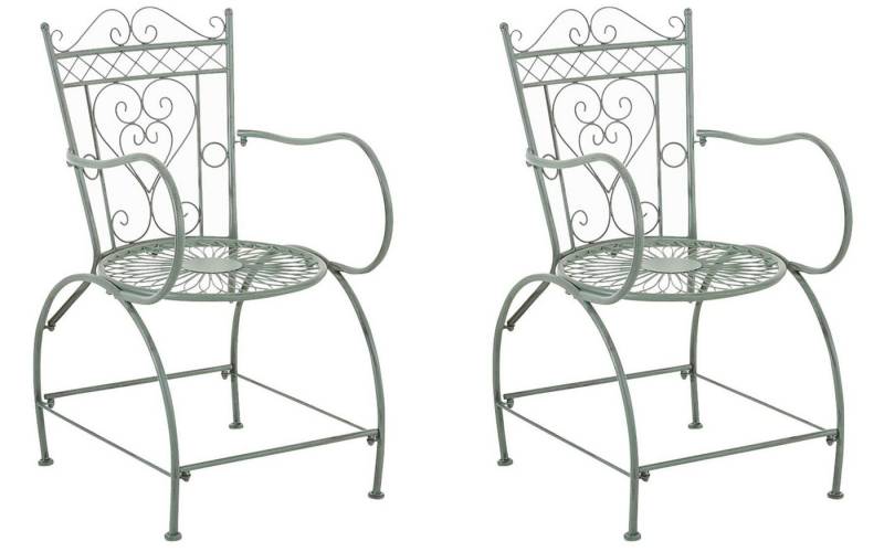 CLP Gartenstuhl Sheela (2er Set), handgefertigt, mit Armlehnen von CLP