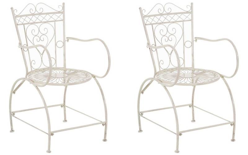 CLP Gartenstuhl Sheela (2er Set), handgefertigt, mit Armlehnen von CLP