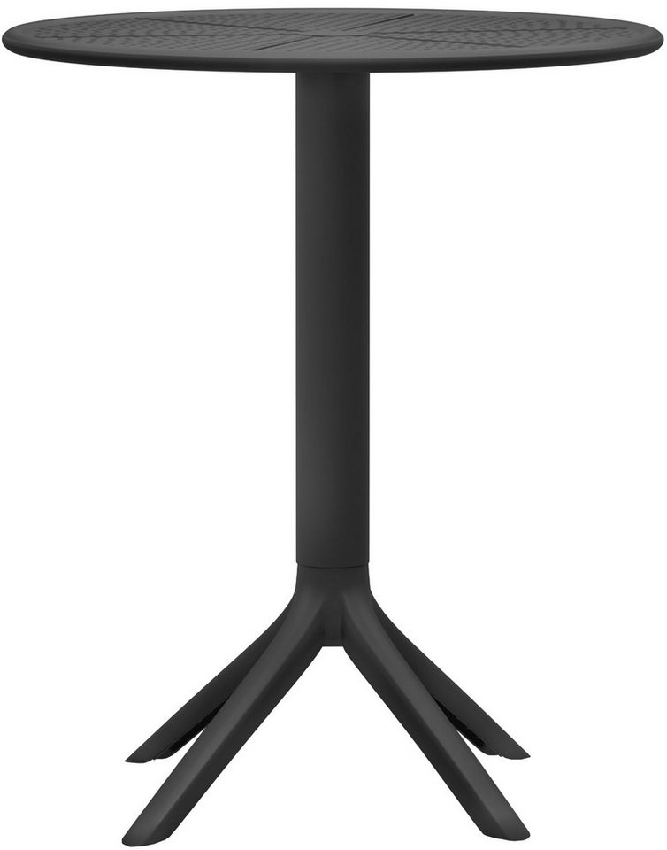 CLP Gartentisch Lacota, Ø 60 cm, aus Kunststoff, wetterfest und UV-beständig CLP Gartentisch Lacota, Ø 60 cm, aus Kunststoff, wetterfest und UV-beständig von CLP