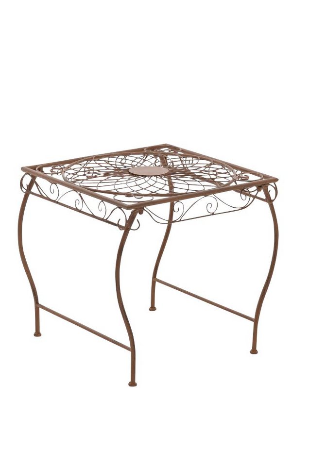 CLP Gartentisch Zarina, eckig, 50 x 45 cm, in nostalgischem Design von CLP