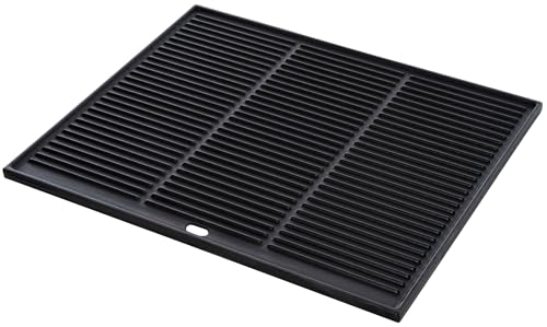 CLP Gusseiserne Grillplatte emailliert I Wendeplatte für Gasgrill, Kohlegrill und Elektrogrill I Korrosionsbeständiges Gusseisen, Farbe:anthrazit, Größe:48.5x40 cm CLP Gusseiserne Grillplatte emailliert I Wendeplatte für Gasgrill, Kohlegrill und Elektrogrill I Korrosionsbeständiges Gusseisen, Farbe:anthrazit, Größe:48.5x40 cm von CLP