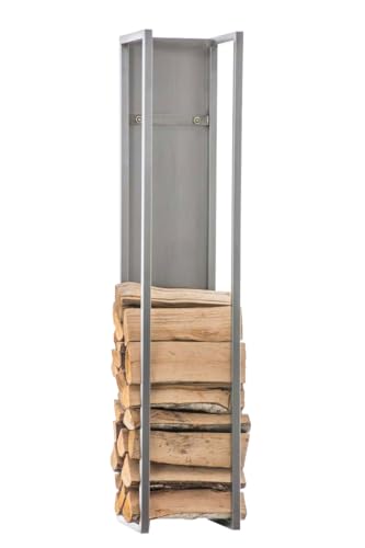 CLP Kaminholzregal Spark I Brennholzregal Aus Edelstahl I Holzbutler In 6 Größen Und 3 Farben Erhältlich, Farbe:Edelstahl, Größe:100 cm CLP Kaminholzregal Spark I Brennholzregal Aus Edelstahl I Holzbutler In 6 Größen Und 3 Farben Erhältlich, Farbe:Edelstahl, Größe:100 cm von CLP