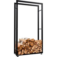 CLP - Kaminholzständer Keri V2 schwarz 25x80x150 cm CLP - Kaminholzständer Keri V2 schwarz 25x80x150 cm von CLP