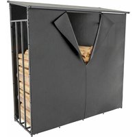 CLP - Kaminholzunterstand Ruston Aluminium + Abdeckplane xxl CLP - Kaminholzunterstand Ruston Aluminium + Abdeckplane xxl von CLP