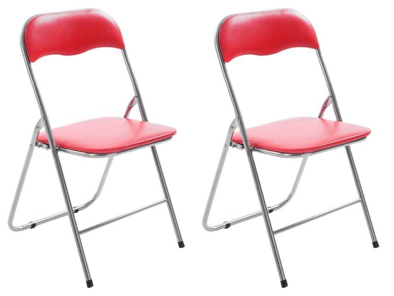 CLP Klappstuhl Felix (2er Set), klappbar, pflegeleicht, gepolstert von CLP