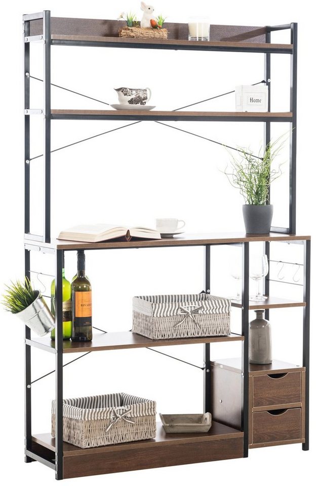 CLP Küchenregal Fehring, Standregal aus Metall und MDF CLP Küchenregal Fehring, Standregal aus Metall und MDF von CLP