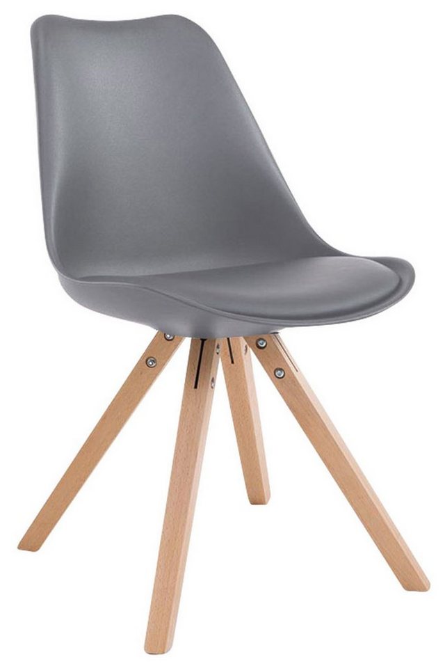 CLP Küchenstuhl Toulouse Kunstleder Square, mit eckigen Holzbeinen CLP Küchenstuhl Toulouse Kunstleder Square, mit eckigen Holzbeinen von CLP