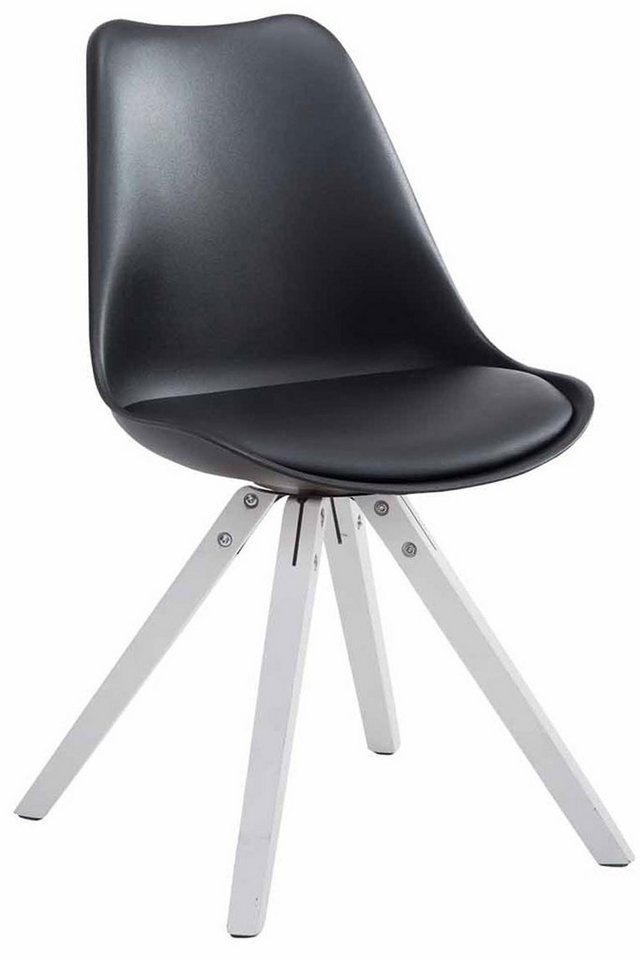 CLP Küchenstuhl Toulouse Kunstleder Square, mit eckigen Holzbeinen CLP Küchenstuhl Toulouse Kunstleder Square, mit eckigen Holzbeinen von CLP