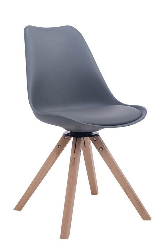 CLP Küchenstuhl Troyes Kunstleder Square, drehbar, eckige Holzbeine CLP Küchenstuhl Troyes Kunstleder Square, drehbar, eckige Holzbeine von CLP