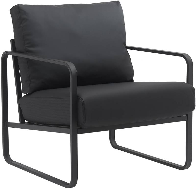 CLP Loungesessel Manea, gepolstert, mit Metallgestell von CLP