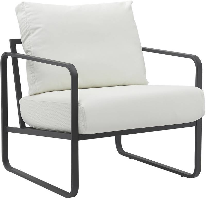CLP Loungesessel Manea, gepolstert, mit Metallgestell von CLP