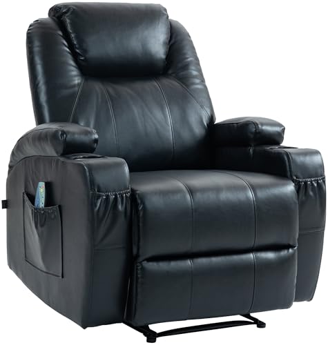 CLP Massagesessel Galena mit Liegefunktion I Relaxsessel mit Wärmefunktion I Ganzkörpermassage, Farbe:schwarz, Material:Kunstleder CLP Massagesessel Galena mit Liegefunktion I Relaxsessel mit Wärmefunktion I Ganzkörpermassage, Farbe:schwarz, Material:Kunstleder von CLP