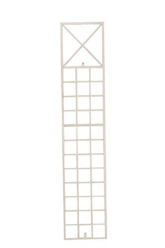 CLP Metall-Rankgitter Trigo zur Wandbefestigung I Rankhilfe für die Wand I Rankzaun aus lackiertem Metall I erhältlich, Farbe:antik-Creme CLP Metall-Rankgitter Trigo zur Wandbefestigung I Rankhilfe für die Wand I Rankzaun aus lackiertem Metall I erhältlich, Farbe:antik-Creme von CLP