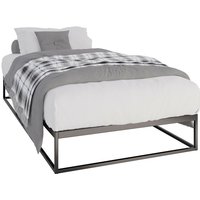 Metallbett Scala schwarz 200x100x25 cm von CLP