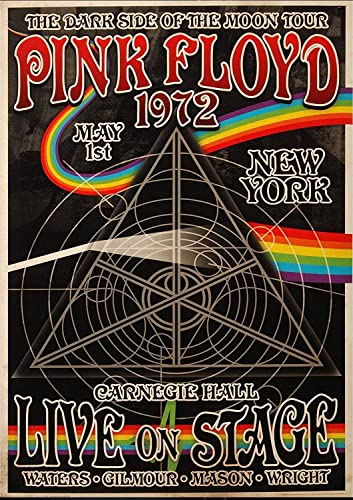 CLP Pink Floyd Poster-Druck, Wandkunst, A6, A5, A4, A3, Musikrock, Retro, klassisch, 5 (210 x 297 mm) von CLP