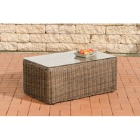 Polyrattan Loungetisch Bergen 5mm braun-meliert von CLP