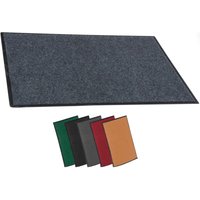 CLP - Rutschfeste Fußmatte dunkelgrau 60x90 cm von CLP