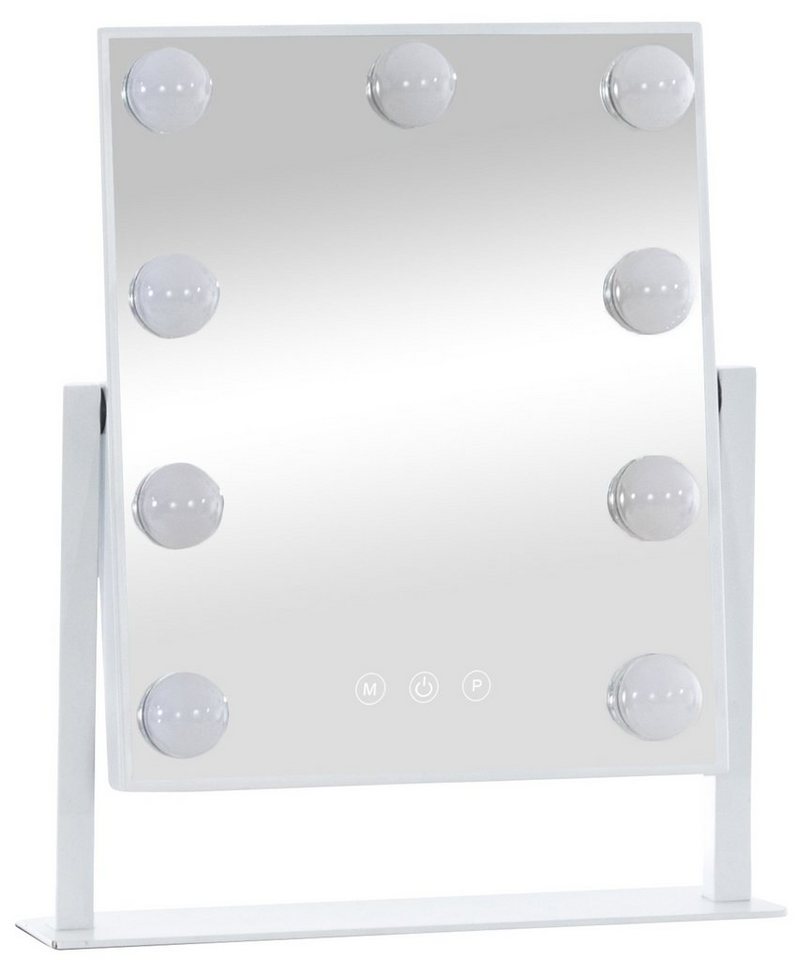 CLP Schminkspiegel Majuro, mit 9 energiesparenden LED-Leuchten von CLP
