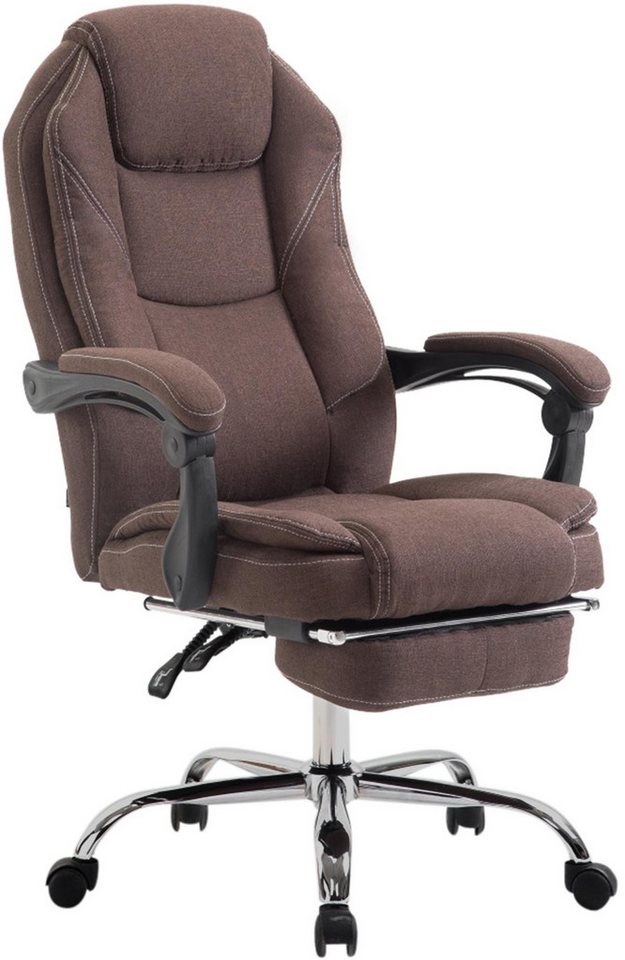 CLP Schreibtischstuhl Castle Stoff, Stoffbezug, Fußablage, höhenverstellbar CLP Schreibtischstuhl Castle Stoff, Stoffbezug, Fußablage, höhenverstellbar von CLP