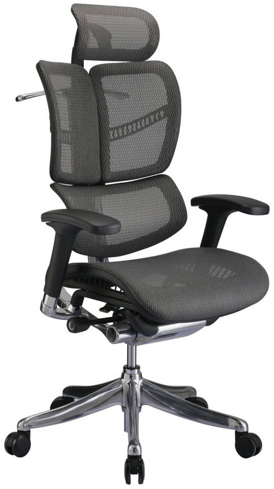 CLP Schreibtischstuhl Norfolk Ergonomic, Lendenstütze, Wippfunktion von CLP
